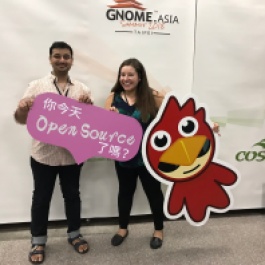 We weren't sure what the sign said, but it said open source so what else matters? :)