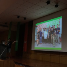 The closing ceremony included highlights from all three communities: GNOME, OpenSUSE, and COSCUP.