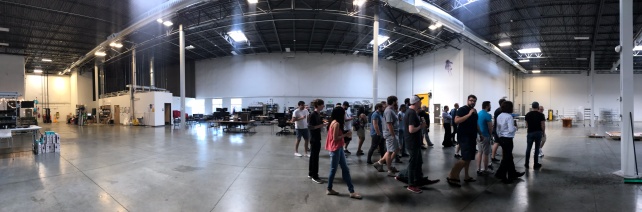 System 76 showed us their brand new warehouse and explained how it would grow in the upcoming months